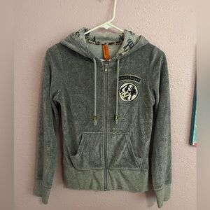 Y2K Velour Hoodie TOUGH Jeansmith